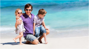 Generic-Father-and-Two-Children-on-Beach