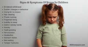 symptoms of stressed child