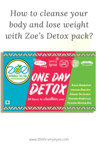 Zoe’s Detox pack